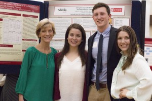 From left: Susan Sheridan, Laura Domet, Zac Egr and Madison Warrick.