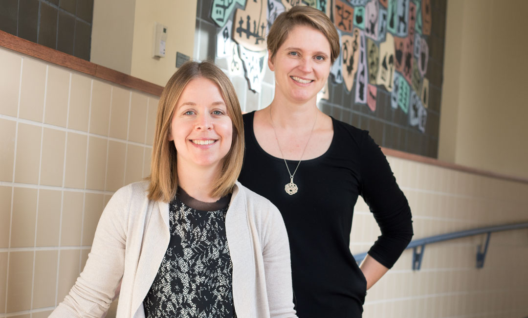 Natalie Koziol, CYFS research assistant professor, and Abbie Raikes, associate professor at the University of Nebraska Medical Center