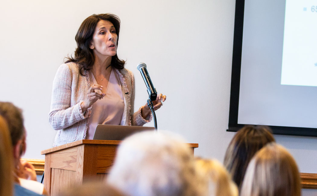 Nancy Gonzales, foundation professor of psychology and dean of natural sciences in the College of Liberal Arts and Sciences at Arizona State University, leads the Fall 2018 CYFS Signature Event presentation Sept 11.