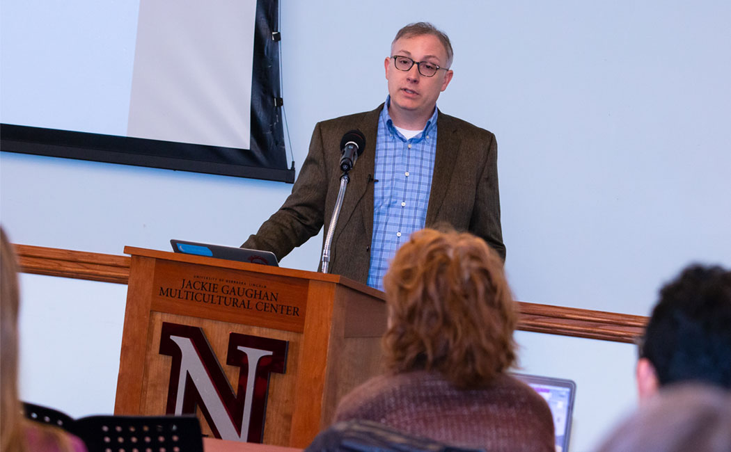 Tim Guetterman, applied research methodologist at the University of Michigan, leads a March 7 research presentation to kick off the MAP Academy’s Spring 2019 Emerging Scholar Series.