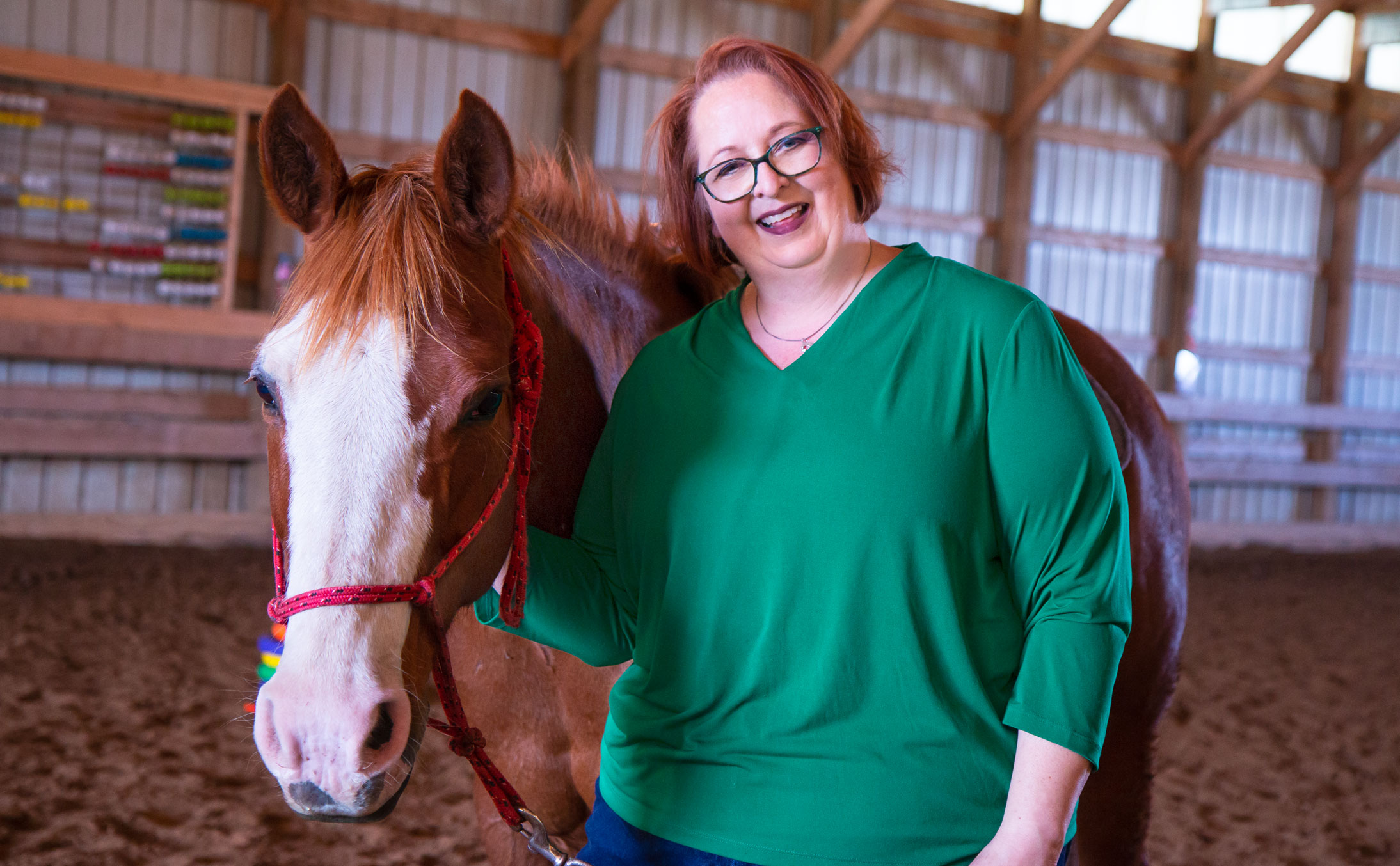 Michelle Howell Smith, CYFS research assistant professor, is exploring the effects of equine-assisted activities on children diagnosed with ADHD.