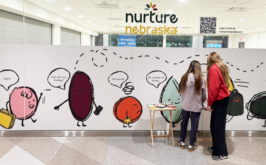 Nurture Nebraska Lincoln airport installation